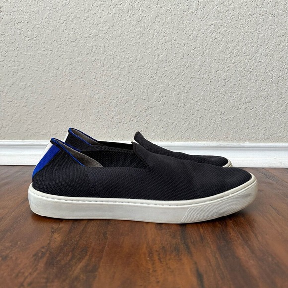 ROTHY'S The Sneaker Slip On Shoes Round Toe in Black - Picture 1 of 9
